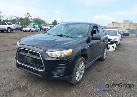 2015 Mitsubishi Outlander Sport Es from USA, damaged, VIN 4A4AR3AU3FE014086
